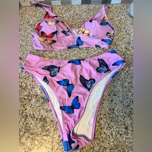 NWOT bikini with skirt cover XL